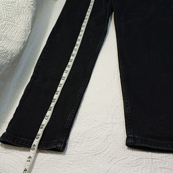 Vibe & Rant High-Waisted Black Denim straight Jeans Womens Size 9W29 Cotton Blen - Picture 7 of 7